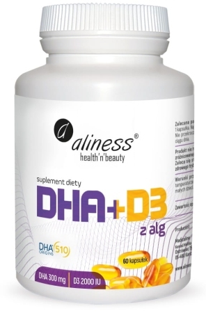ALINESS Omega DHA+D3z Alg 60 kaps