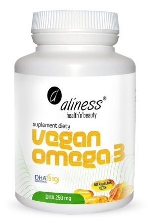 ALINESS Vegan Omega3 DHA 250mg 60 kaps