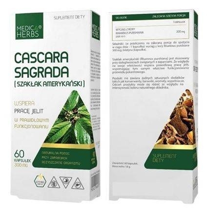 MEDICA HERBS Cascara Sagrada 300mg 60kaps