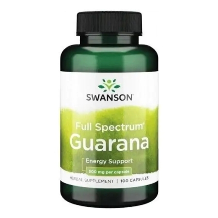 Swanson Guarana 500mg 100 kaps