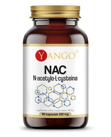 YANGO NAC N-acetylo-L-cystein 520mg 90kaps